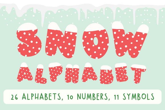 Christmas Alphabet Letter Review for Branding