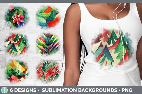 Christmas Background Grunge Sublimatio for Brand Illustrations