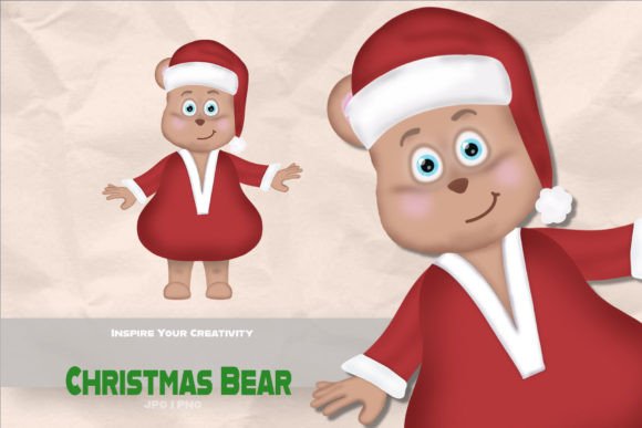 Christmas Bear - Character Cartoon Illustration Review