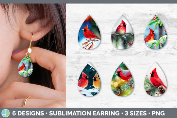 Christmas Cardinals Teardrop Earring S Review