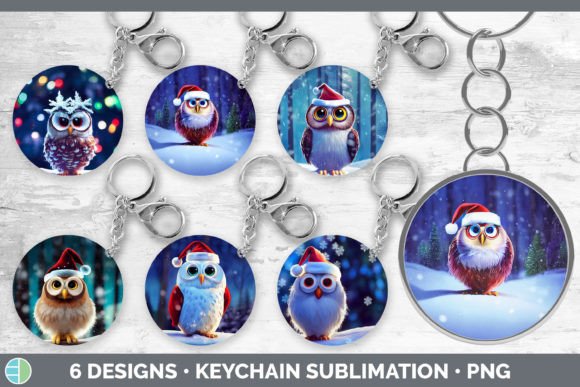 Christmas Owl Keychain Bundle Keyring Review