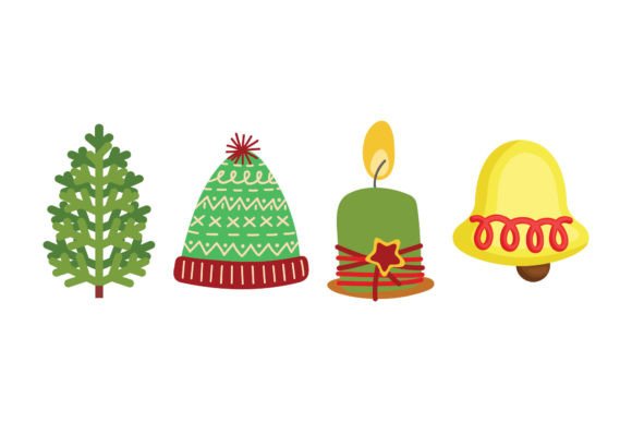 Christmas Paper Illustrations for Branding and Marketing