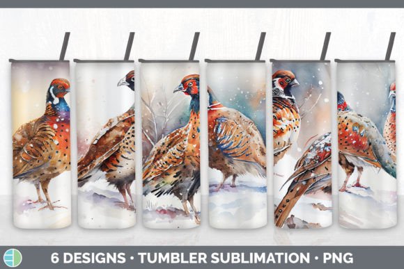 Christmas Pheasant Tumbler Sublimation B Review