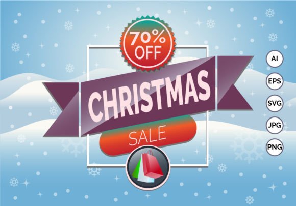 Christmas Sale Vector Illustration: A Designer's Review of Seasonal Assets