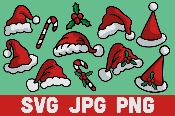Christmas Santa Hat Vector Illustration Review