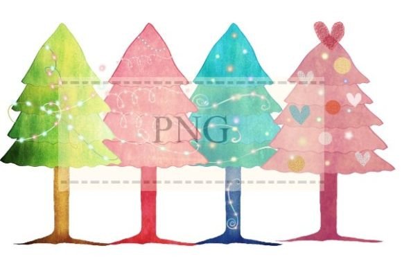 Christmas Tree PNG Xmas Clip Art Trees for Editorial and Web Design