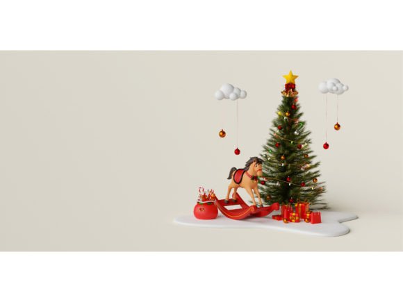 Christmas Web Banner of Rocking Horse Review