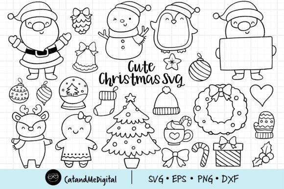 Cute Christmas Bundle Svg: A Review of Seasonal Illustrations for Branding