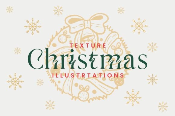 Hand Drawn Christmas Elements: A Review for Illustrations