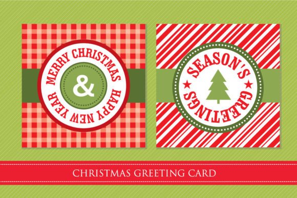 Retro Christmas Greeting Card: A Designer's Review of Seasonal Illustrations